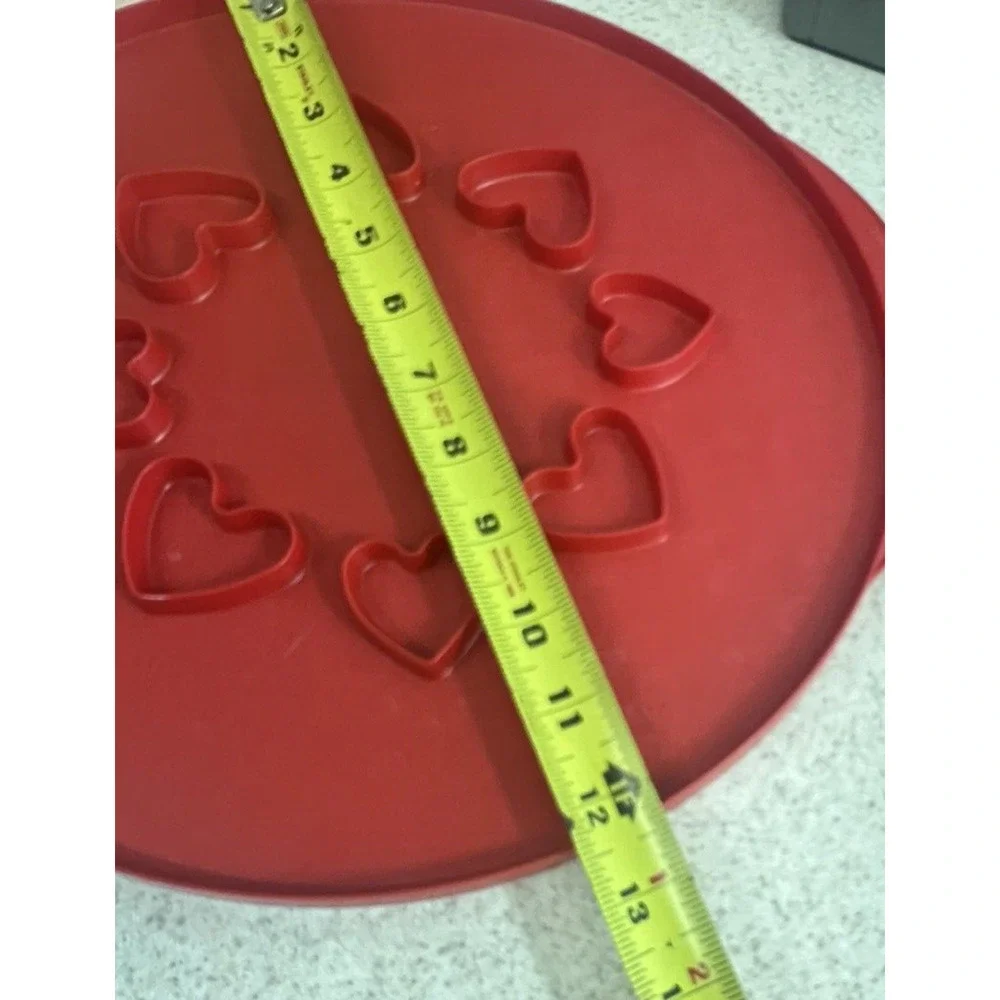 Nordic Ware Reversible Lattice & Hearts Pie Top‎ Cutter 12”